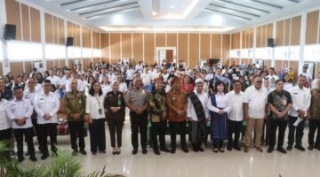 Kapolres Simalungun Dampingi Kunjungan Kerja Wamenkes RI, Tinjau Langsung Skrining TBC Terintegrasi Program Cek Kesehatan Gratis di Parapat