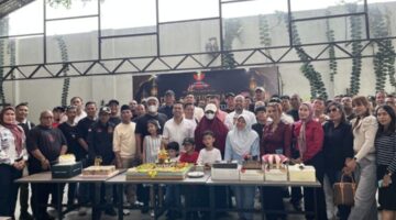 Ribuan Banner Digital Hingga Karangan Bunga Warnai Kemeriahan Syukuran HUT ke 39 Pembina DPC GRIB Jaya Medan Ferdy Sanjaya Sembiring
